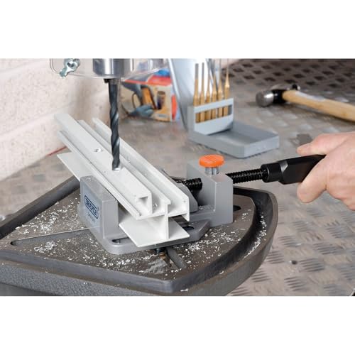 Draper Drill Press Vice 70mm | Quick Release Pillar Bench Portable Clamp Vice | Small Mini Workbench Tool | 40390 3 Draper Drill Press Vice 70mm | Quick Release Pillar Bench Portable Clamp Vice | Small Mini Workbench Tool | 40390 - Image 3