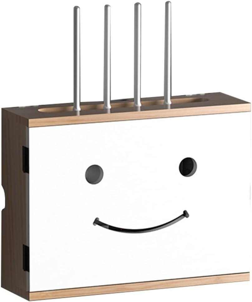 Storage Racks Unit Shelf Wireless Router Storage Shelf Wall Mounted Router Storage Box Socket Shielding Wire Finishing Wire Box