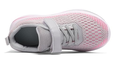 LLTMALL Kids Hook and Loop Slip-On Sneakers Breathable Gym School Sport Shoes4