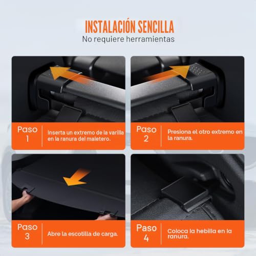 Funda de carga retráctil para Mazda CX-5 2017-2025 protector de maletero 5