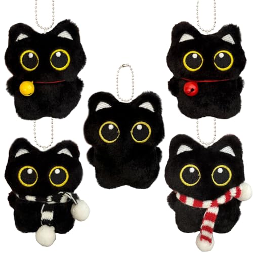 Porte-clés chat en peluche pour décorer vos sacs à main et sacs à dos