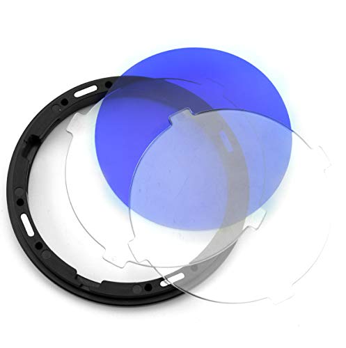 Image of Godox AK-R16 Diffuser Plate with V11T Color Temperature Adjustment Gel Set for Godox V1-C, V1-N, V1-S Speedlite, AD200, AD200PRO with H200R Flash Head (16 Color 32 Pieces)