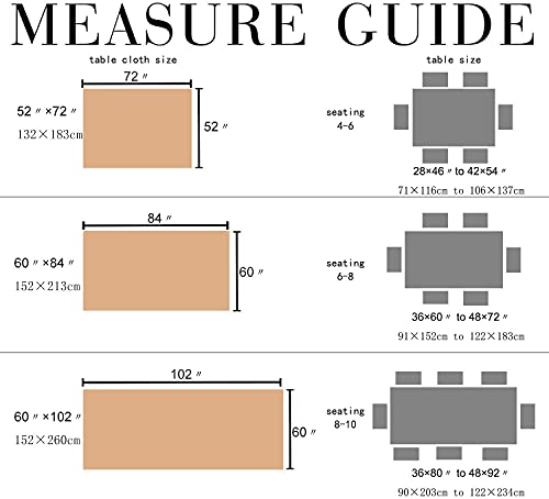 Ilivex Tablecloth - Original Design Art Printing Table Cloth - Machine Washable Spillproof Rectangle Table Cover - Indoor Outdoor Party Picnic Patio Spring Summer Decoration - 52"X72" (Green Tropical) #TOP5