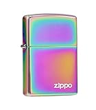  Original Zippo Feuerzeug - Spectrum Zippo Logo Sturmfeuerzeug