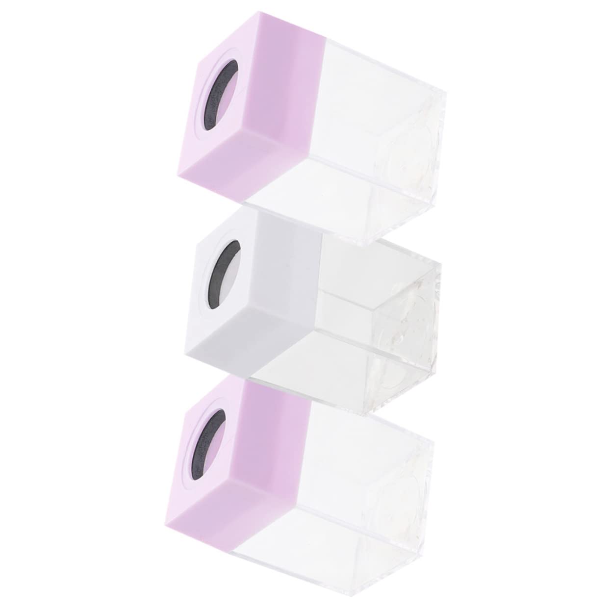 NUOBESTY 9piezas Organizador De Clips Magnético Contenedor De Clips De Recipientes Transparentes Para Escritorio Para y Escuela