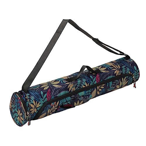 STOBAZA 1pc Yoga National Style Cylinder Durable Lightweight Single Shoulder Storage for Gym Travel Hiking Sports Fitness