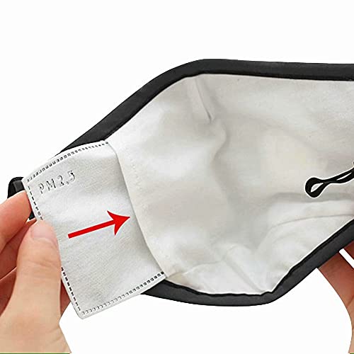 100 Pcs Activated Carbon PM2.5 Filter Paper 5 Layers Replacement PM 2.5 Face Filter Insert - Image 5