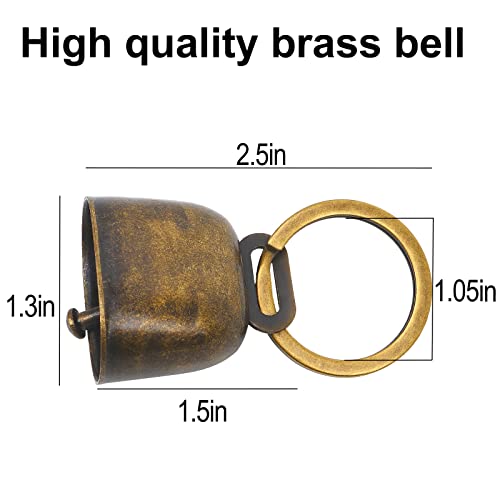 Bouclel 2 Pack Pet Bells For Dog Cat Collar,Suitable For Pet Pendant Accessories Decorative Bells Dog ，Charm Pet Pendant Accessories Withanti Lost Training Bells For Collars #TOP1