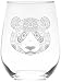 Panda 15 oz. stemless wine glass