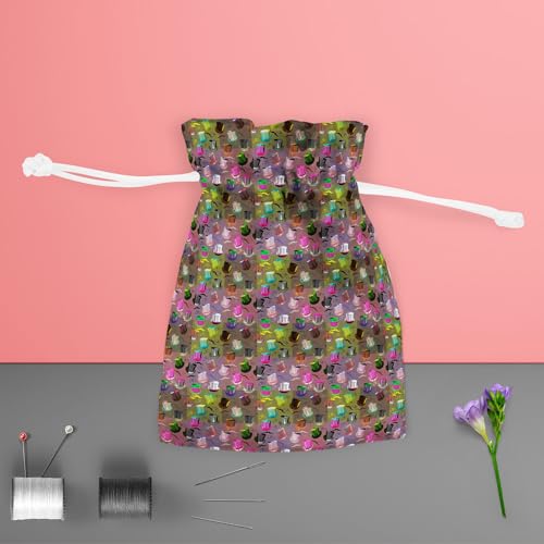 Image of ArtzFolio Art Deco D2 | Pouch Wrist Potli Bag | Bag for Weddings & Casual Parties