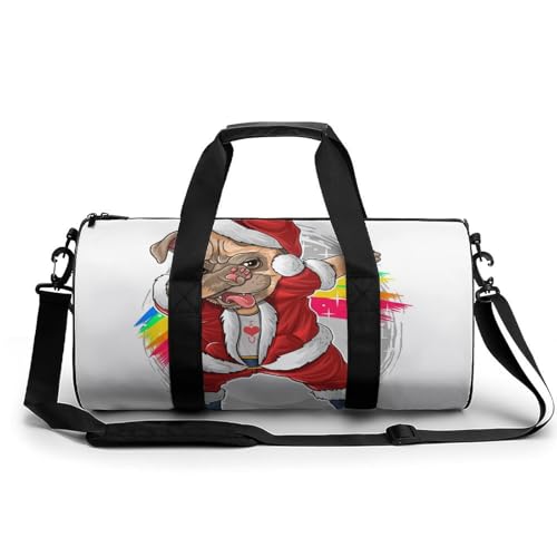 Sac de gym carlin Père Noël : duffel bag étanche pour camping, randonnée et fitness