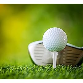 WHAMZ33 W Professional Bamboo Golf Tee 3 1/4 inchTee Pack of 100, White