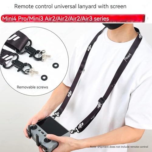 Image of DroneAccessories Smart RC Neck Strap Lanyard for DJI Mini 5 Pro, Air 3S, Mini 4 Pro, Air 3, Mini 3, 3 Pro, Mavic 3 Drone Smart Remote Controller