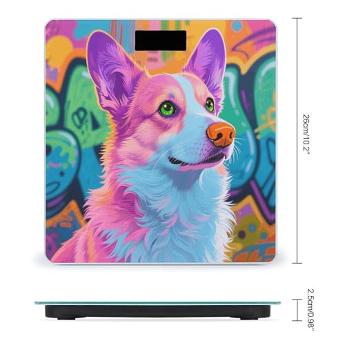 Báscula digital de baño con pantalla LCD de 400 lb miniatura 2