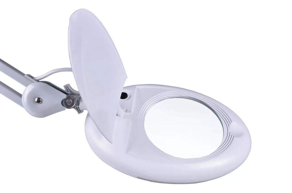 LAMPADA DA LABORATORIO ESTETISTA ZD-140A LENTE 5 DIOTTRIE 80 LED DA TAVOLO