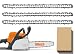 Produktbild 3 x Sägeketten für 25cm Schiene 3/8"LP 1,1 mm 40 Antriebsglieder, Rückschlagsarme Schwert Kettensägenketten kompatibel für Makita DUC254Z, Einhell GE-LC 18/25 Li, Oregon,ECHO, Husqvarna und mehr