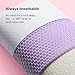 Purple Harmony Pillow – Talalay Latex Foam Cooling Pillow for Combo or Side Sleepers, 360º Hex GelFlex Grid for No-Pressure Support and Luxurious Weightless Feel - Standard, Medium Feel, Med Height