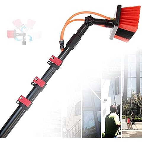 XUETAO Windows Cleaning & Trucks Water Fed Pole Kit Extendable Solar Panel Cleaning Brush Cleaning Photovoltaic Water Fed Telescopic Brush Window Cleaning Brush Equipment Cover