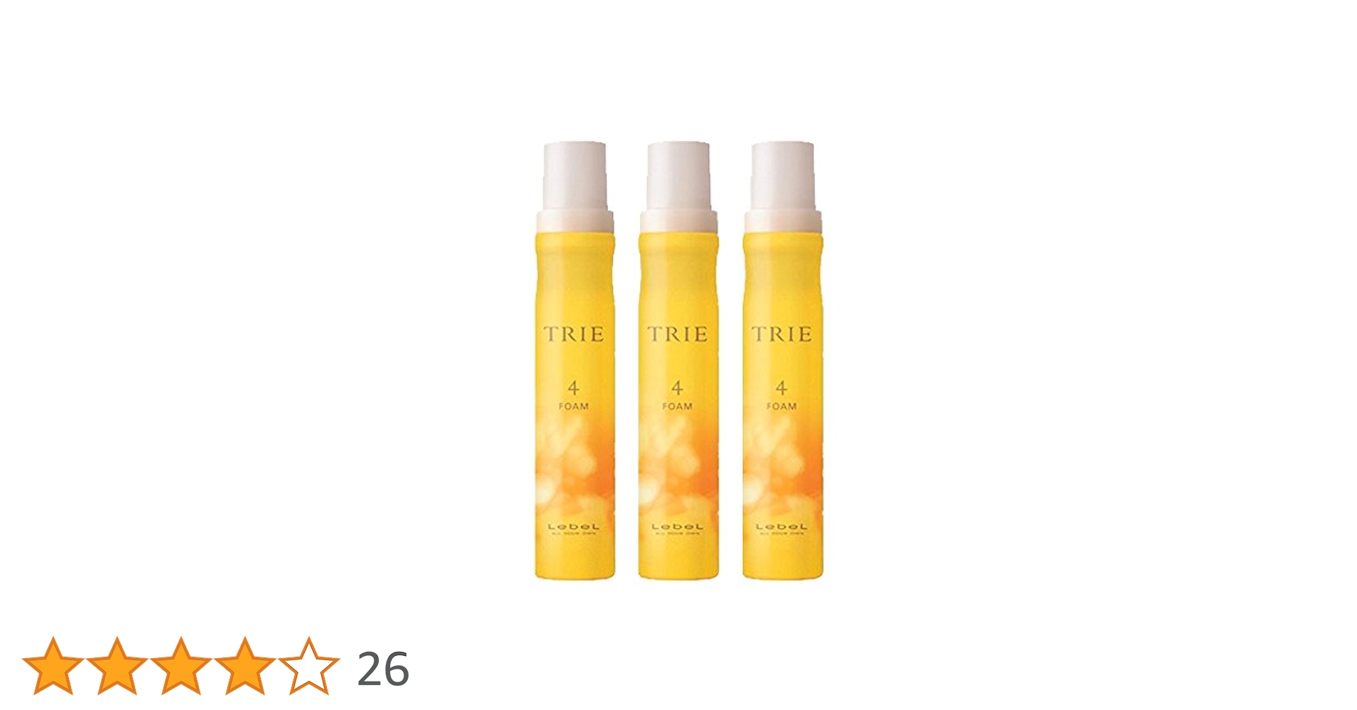Amazon | ルベル トリエ フォーム （ 4 ） 200g × 3本セット