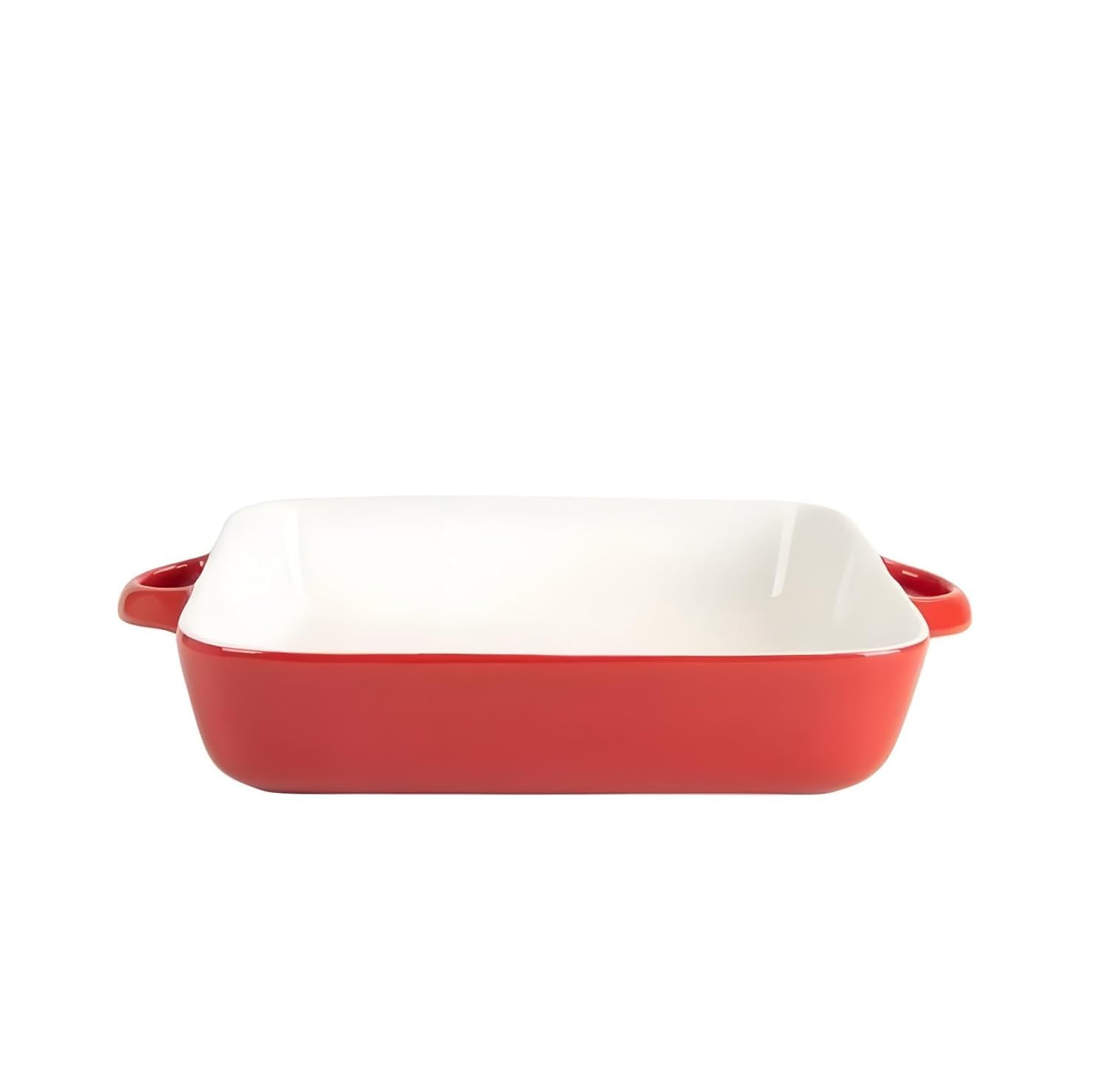 Premium Quality Ceramic Rectangular Baking Pan for Dinner & Banquet Multicolor 25x20x5.5CM