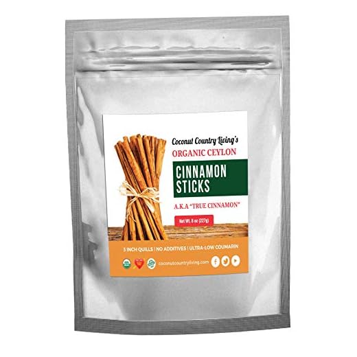 organic ceylon cinnamon sticks - fair trade whole 3" quills of authentic sweet sri lanka cinnamon sticks- for tea and baked goods, gluten free, non-gmo, w/ebook - 8 oz