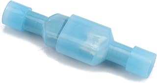 BUGUUYO 300 piezas Kit de Conectores Eléctricos T Tap con Aislamiento de Nailon Empalme Rápido sin Corte Terminales Macho Desmontables para Automoción y Proyectos Domésticos Color Azul