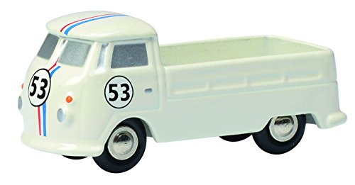 Preisvergleich Produktbild Schuco 450562800" Piccolo Volkswagen T1 Pick-up Startnummer 53" Fahrzeug, weiß