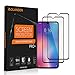 AOLANDER [2-Pack] Screen Protector for Xiaomi Mi 9, [Anti-Scratch] [Anti-Fingerprint] [Bubble Free] Tempered Glass Screen Protector (Black)