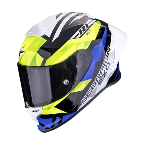 Casco de moto Scorpion Exo-R1 EVO II Air VALERE XS con ajuste de aire para alta velocidad