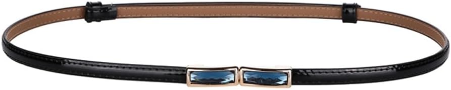 Waistband Versatile Decoration For Women Dress Shirt Waist Cinched Cowhide Small Belt Chain
