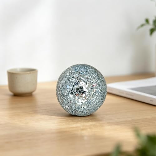 Bolas decorativas para jarrones grandes salones modernos y repisas de chimeneas de vidrio 8cm 6