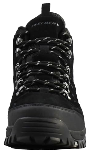 Skechers Men's Relment-Pelmo 64869 Lace Up Waterproof Boot, Black, 10