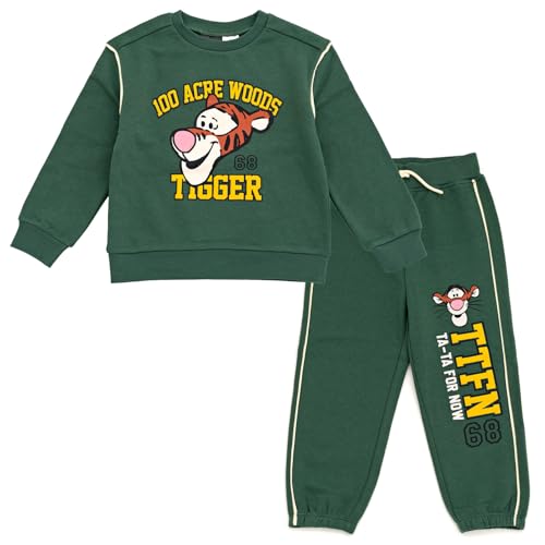 Image of Disney Christmas Fleece Sweatshirt and Pants Outfit Set Newborn to Big Kid Sizes (Newborn - 10-12)