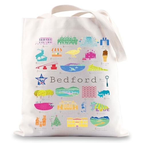 BWWKTOP Bedford Virginia Tote Bag Bedford Travel Gifts Bedford Tourism Grocery Bedford Souvenirs Gifts (Bedford)