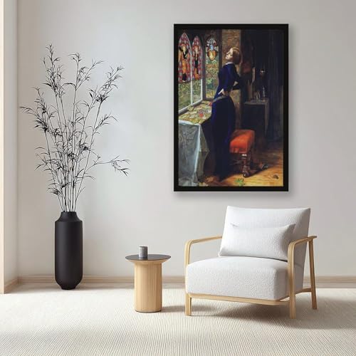 Impression sur toile Mariana de John Everett Millais pour décoration murale