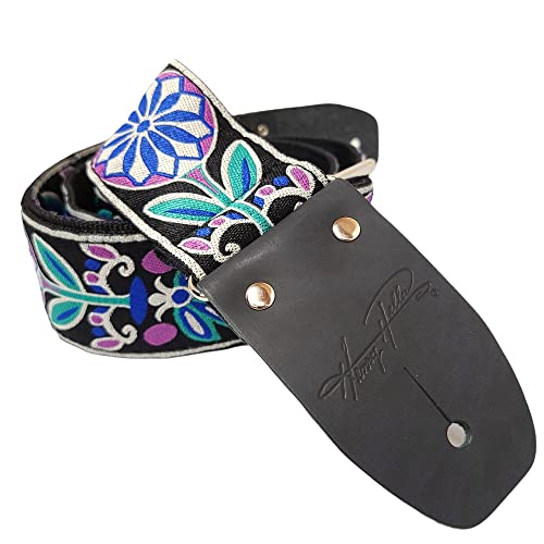 Henry Heller Hjq2-42 Guitar Strap, Blue #TOP2