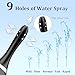 Anal Douche Automatic Enema Douche - 9 Holes Electric Enema with 5 Speeds Enemas for Colon Cleanse Men, Anti Backflow Anal Enema Cleaner Douches for Men Women, Remote Control Reusable Douche Bottle