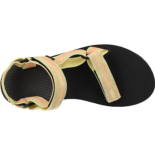 Image of TEVA W Original Universal Tie-Dye, Color: Sorbet Yellow, Size: 09 (1124231-SYLLW-09)