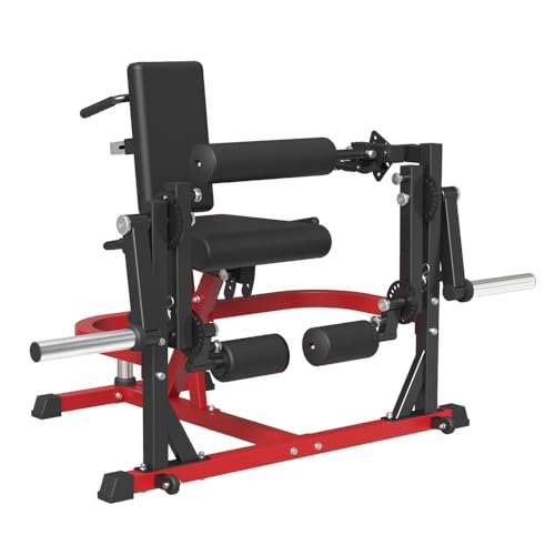 FAGUS H Single Leg Extension, Standing Leg Curl, Lying Leg Curl, Seating Leg Extension Machine Leg Extension and Leg Curl Machine, for Thigh