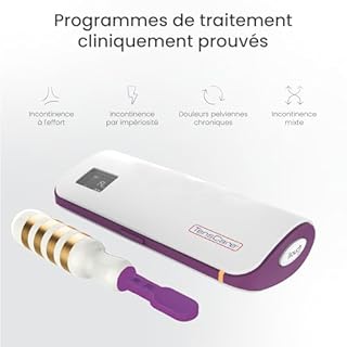 TensCare iTouch Go Gold Appareil d’Exercice du Plancher Pelvien Sans Fil pour Femme – Entraîneur de Kegel avec sonde en or sans nickel et EMS cliniquement testé pour le contrôle de la vessie, l’incont