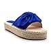 Angkorly - Zapatillas Moda Alpargata Mula Folk/Etnico Playa Chancla Mujer Nudo Trenzado...