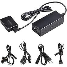 ACK-E17 AC Power Adapter Supply Kit and DR-E17 DC Coupler LP-E17 Dummy Battery for Canon EOS M3, EOS M5, EOS M6, EOS M6 Mark II Mirrorless Digital CamerasAU Plug