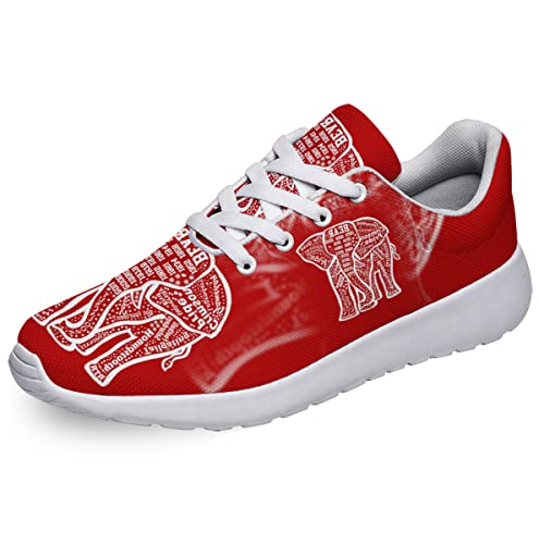 Sonzj-II Elephant Shoes Womens Mens Running Shoes Athletic Tennis Walking Sneakers Casual Sport Golf Gym Travel Shoes