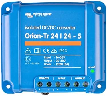 Victron Energy Orion-Tr IP43 24/24-Volt 5 amp 120-Watt Isolated DC-DC Converter