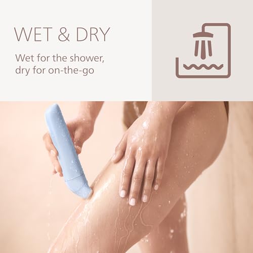 Image of Philips Lady Shaver Series 6000 - Cordless, Wet & Dry Electric Shaver, 3-Blade Shaving System, for Legs & Body, 80 Mins. Runtime, Model BRL127 /00