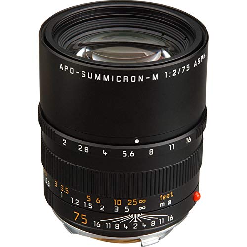 Objectif Hybride Leica APO-Summicron-M 75 mm f/2 ASPH. Noir
