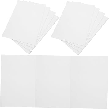 TEHAUX 22sheets Holographic Vinyl Sticker Paper Matte Label Decal for Inkjet Printers Adhesive Craft Stickers
