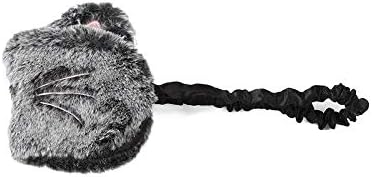 Miniatura 8 de Shinywear Linda máscara de conejo para dormir, máscara de felpa con los ojos vendados para viajar, súper suave, divertida cubierta de ojos para