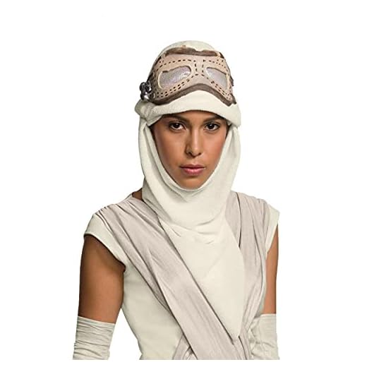 Rubies Antifaz oficial de Star Wars Rey con capucha para adultos, talla única para Halloween