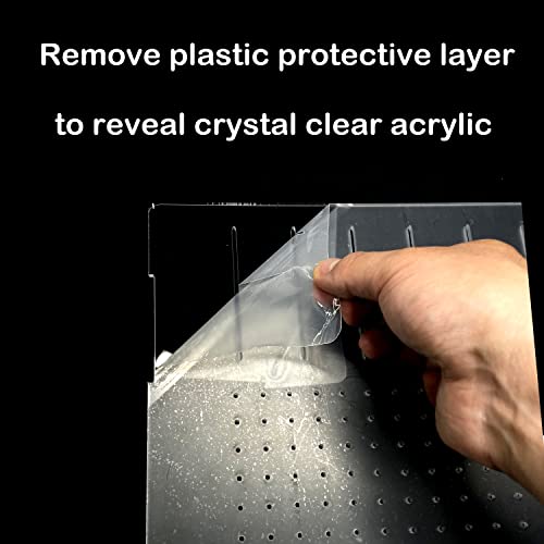 Image of Acrylic Aquarium Divider Kit 5.5 /10 / 20L / 20H / 29 / 40B / 55 /75 / 125gal Fish Tank with Suction Cups (20gal Long Aqueon)